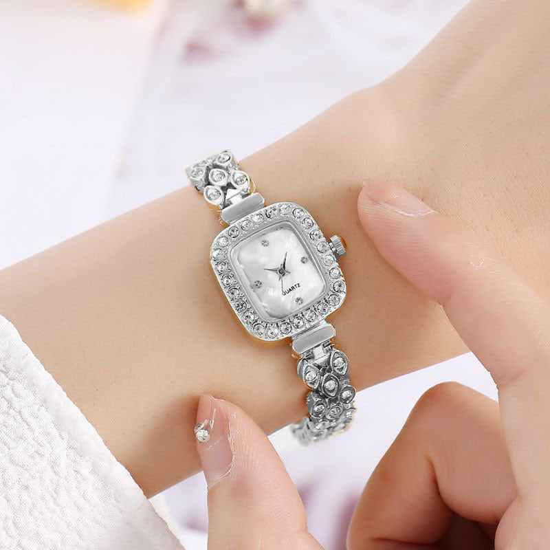 Silver Solstice Crystal Watch – Shine That Never Sleeps