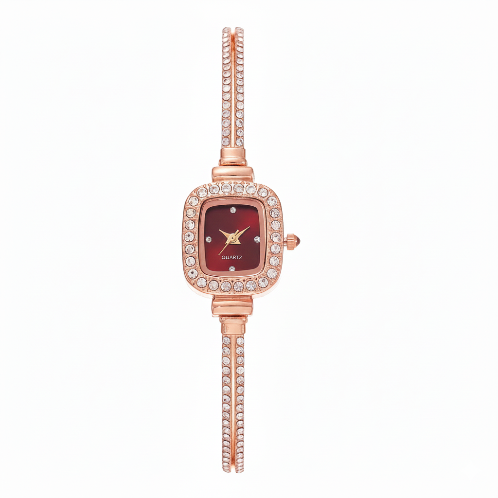 Rose Blush Ruby Watch, Romance in Every Second
