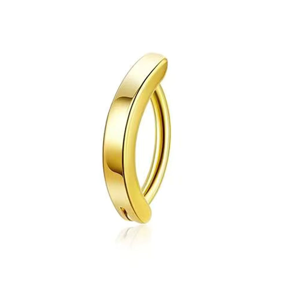 Minimalist Sleek Belly Hoop – Modern Edge
