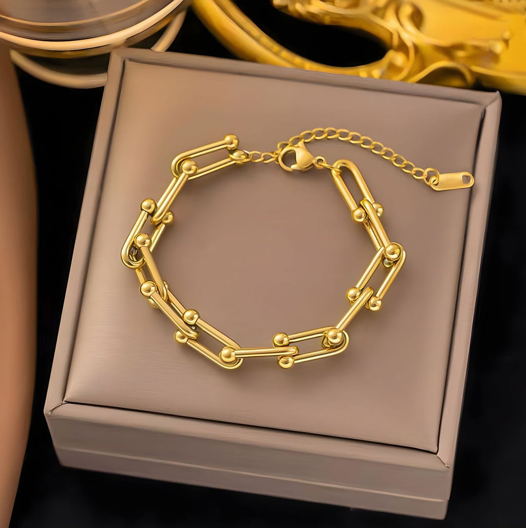 Industrial Link Bracelet – Modern Edge
