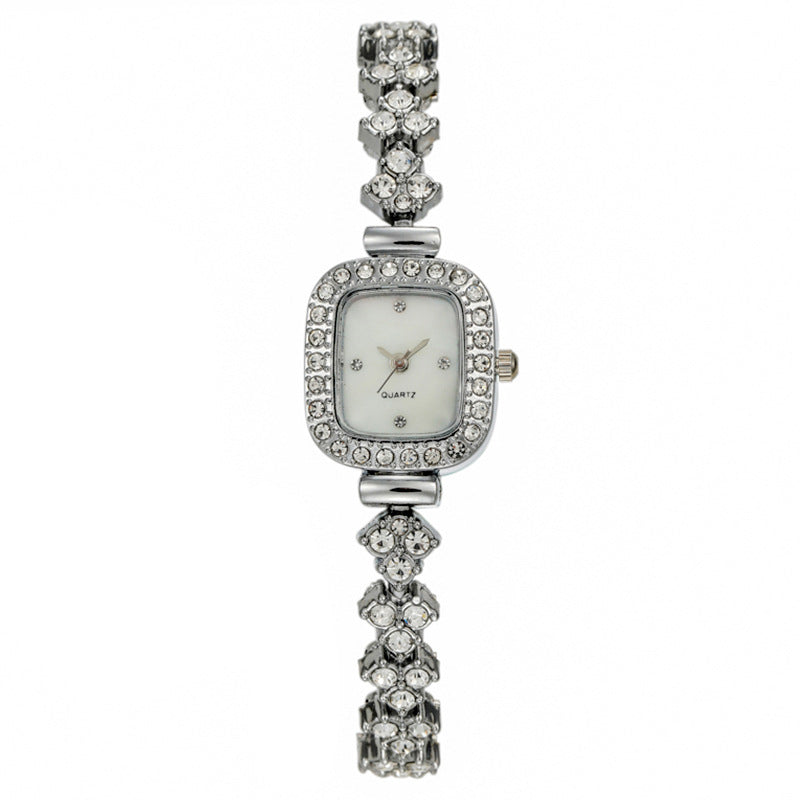 Silver Solstice Crystal Watch – Shine That Never Sleeps