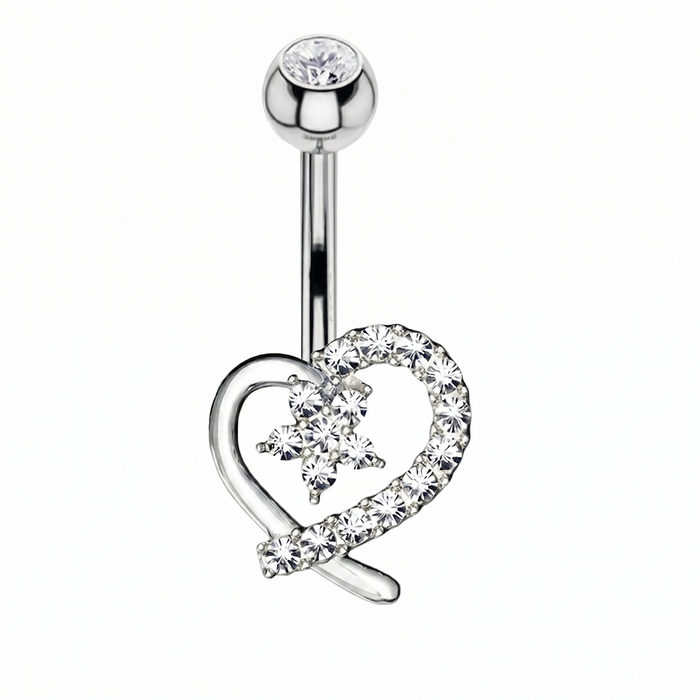 Celestial Heart Belly Ring