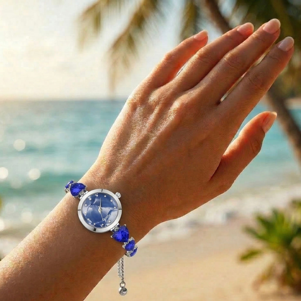 Royal Blue Sapphire Watch, Elegance That Reigns Supreme